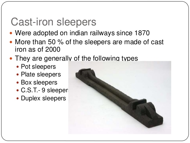 Cast iron sleeper (CI sleeper)