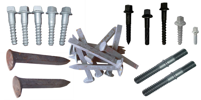 different kinds of railroad spikes