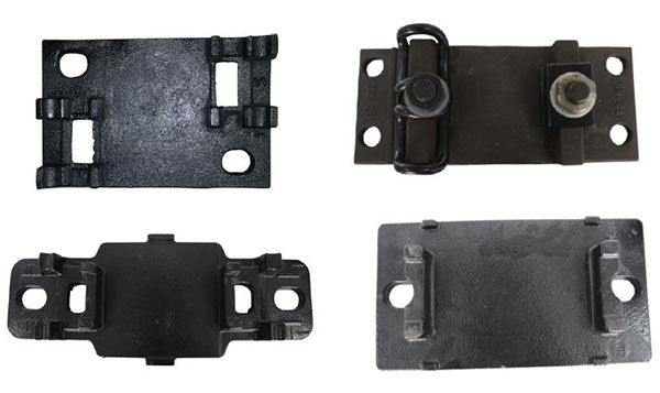 rail tie plate by casting