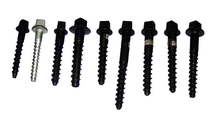 screw spike in rail fastenings
