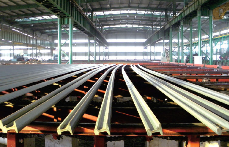 steel rail factory